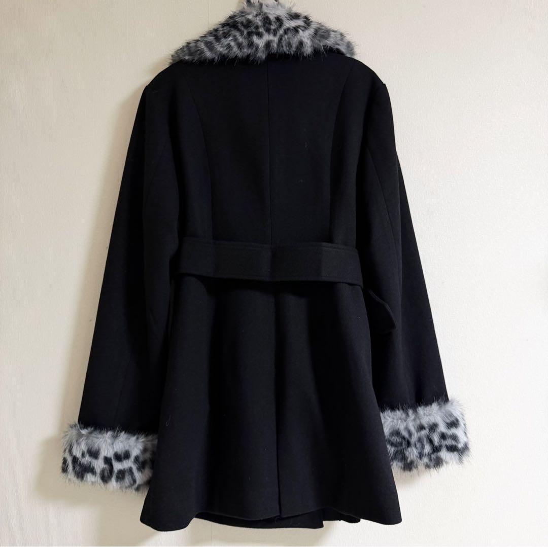 ❤︎未使用❤︎GYDA/ジェイダ☆ベルト付きタイトファーコート