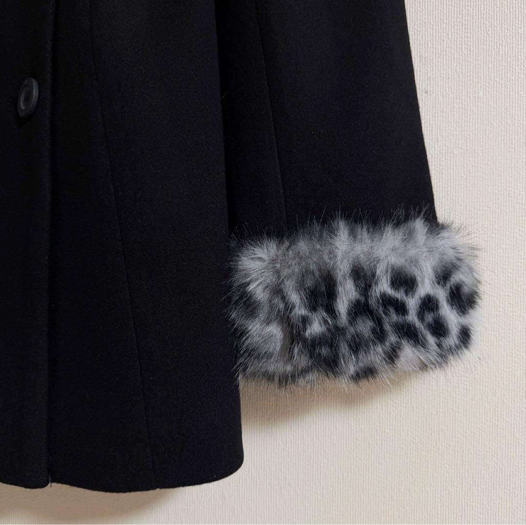 ❤︎未使用❤︎GYDA/ジェイダ☆ベルト付きタイトファーコート