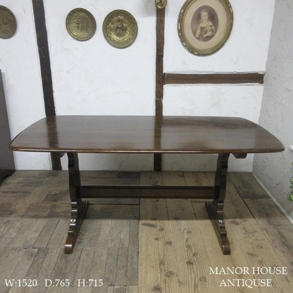 イギリス アンティーク 家具 ダイニングテーブル リフェクトリー 6247d