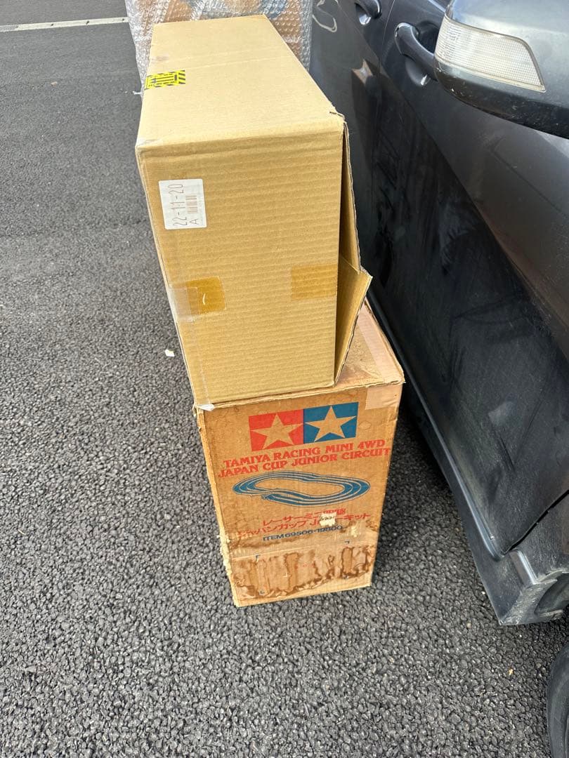 タミヤ ミニ四駆ジャパンカップジュニアサーキット3箱＋スロープセクション レッド