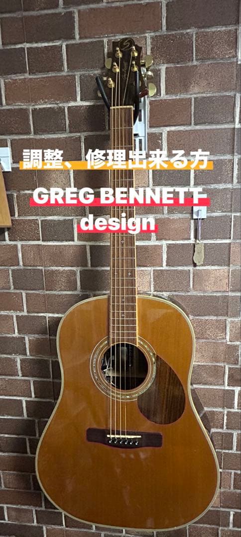 早い人勝ち 要説明確認　GREG BENNETT designギター