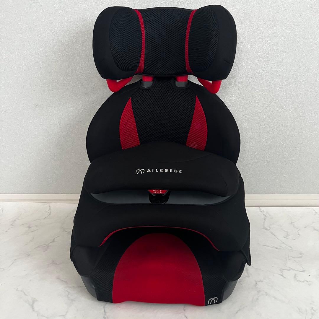 エールべべ サラット3 ステップ クワトロST ブラック ジュニアシート