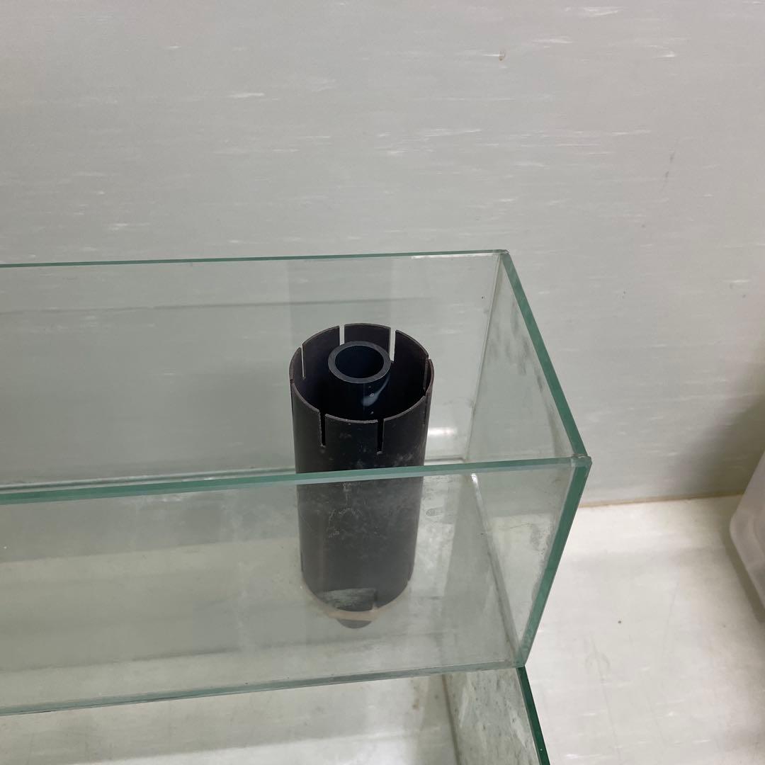 ２段式オーバーフロー リフジウムガラス水槽 ロータイプ