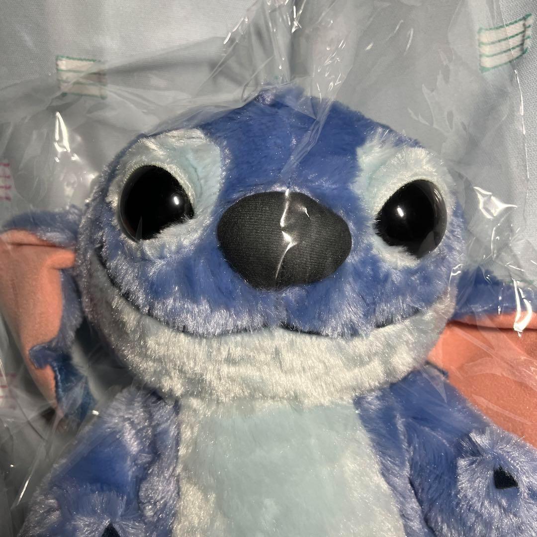 ラスト1【スティッチ】FukuFuku 超超BIG・ Lぬいぐるみ・スクランプ