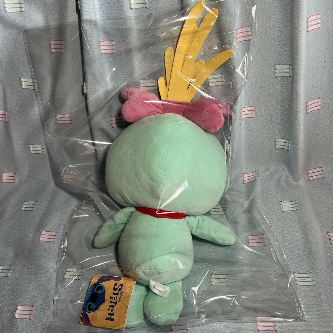 ラスト1【スティッチ】FukuFuku 超超BIG・ Lぬいぐるみ・スクランプ