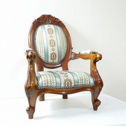 ドールチェア アンティーク調 飾り椅子 猫足 ロココ調 ヨーロピアン風