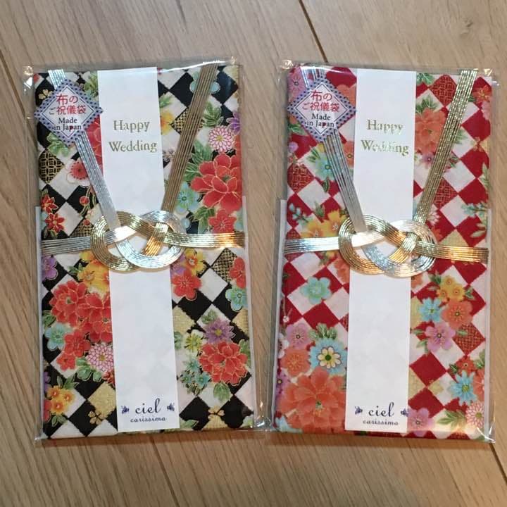 ★新品★布の祝儀袋  和柄  ２種セット