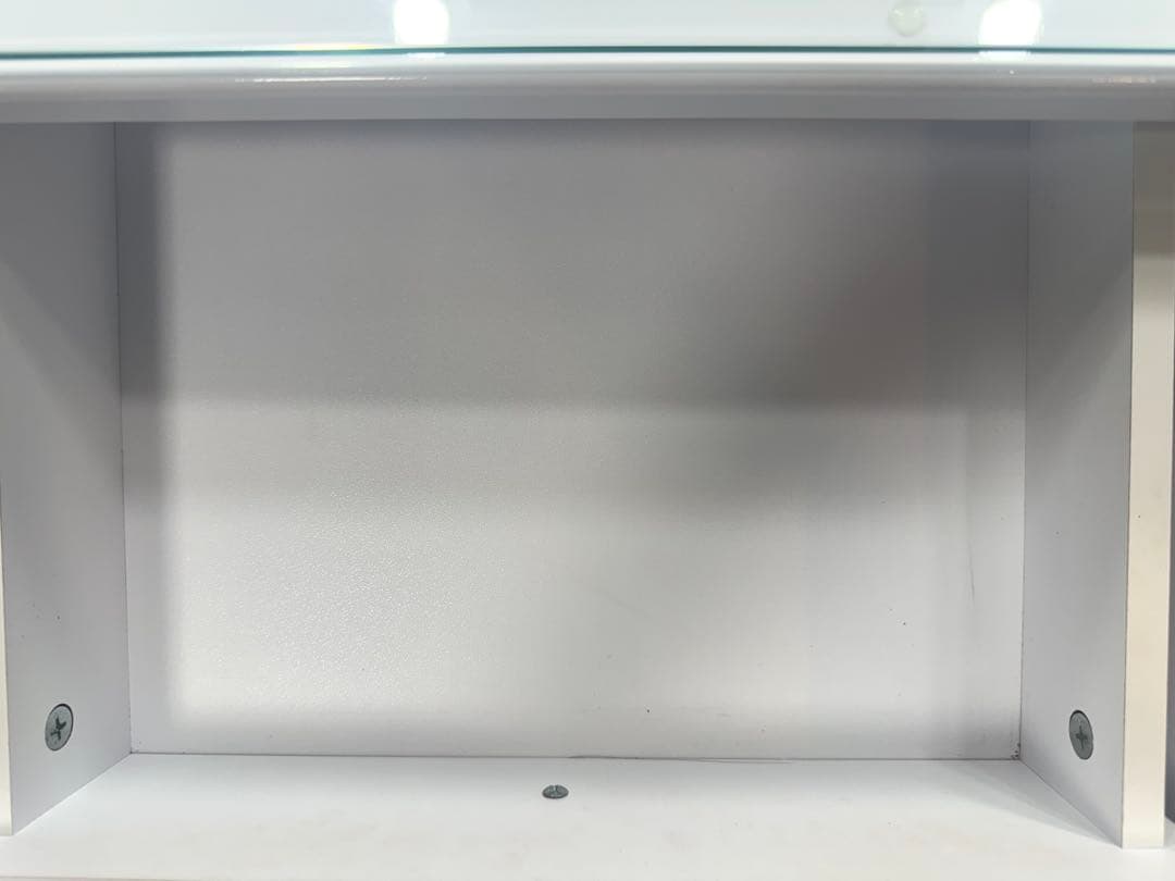 LED照明付きドレッサー　白