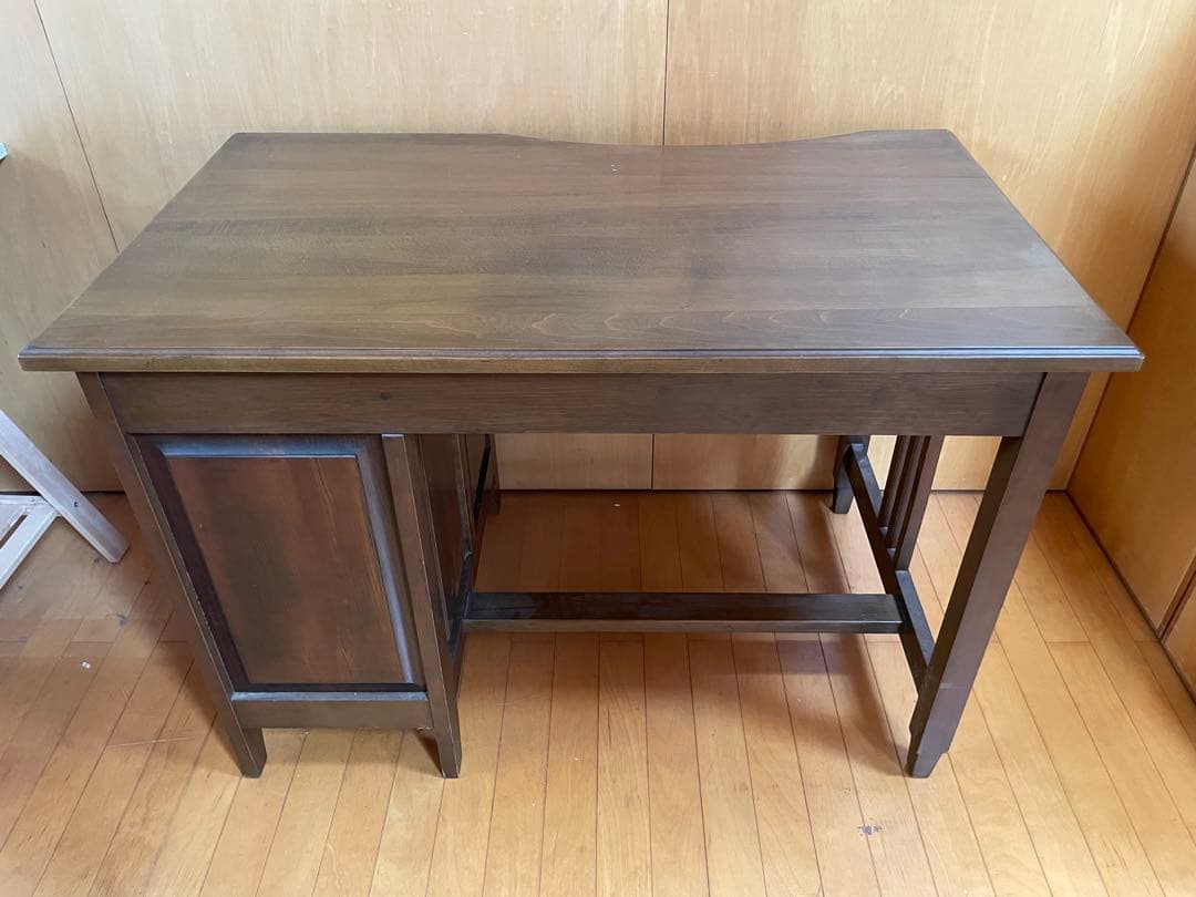 アンティーク木製文机 ダークブラウン