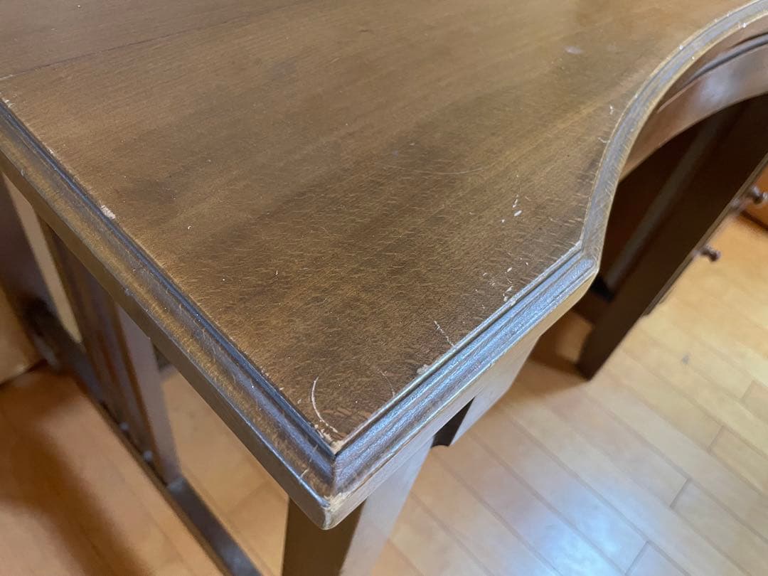 アンティーク木製文机 ダークブラウン