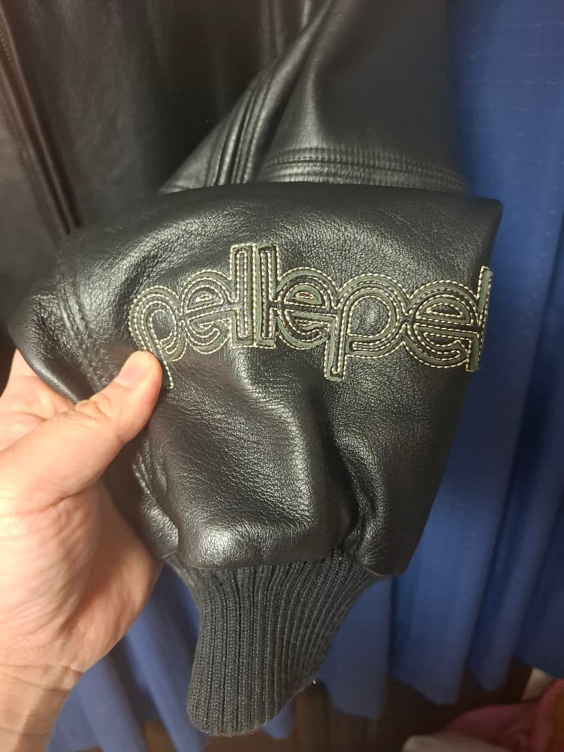 大きいサイズ58ペレペレpellepelle 黒 レザージャケット