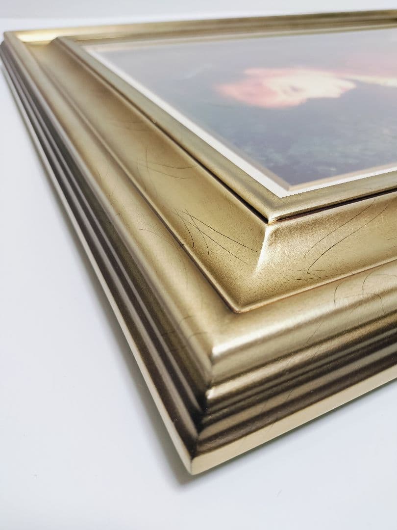 少女イレーヌ ルノワール 6号 立体複製名画 額装