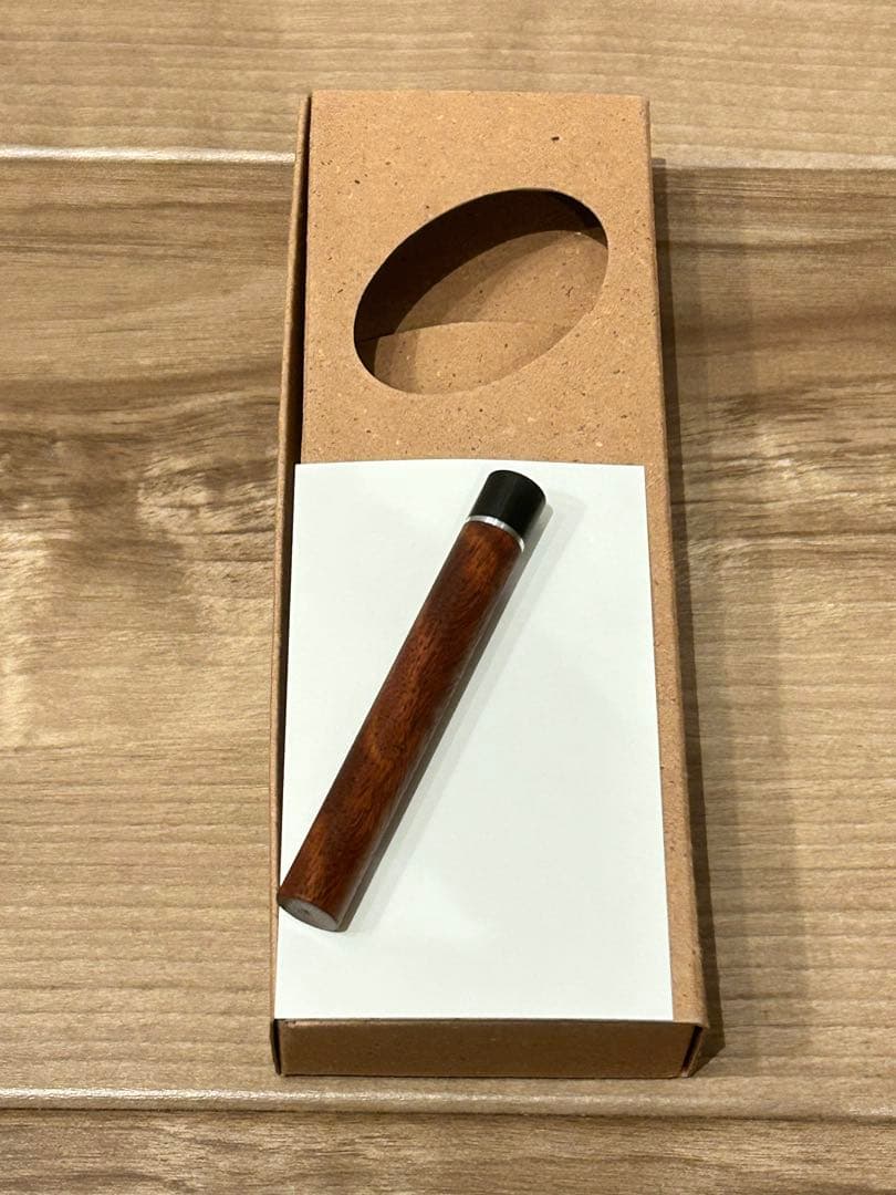 【新品未使用】工房楔　芯ケース　花梨ちぢみ杢•トラ杢
