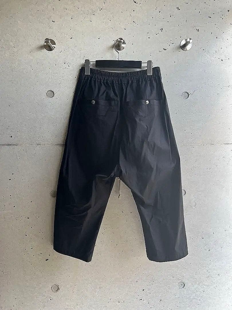 Rick Owens 20SS クロップドドローストリングパンツ ブラック