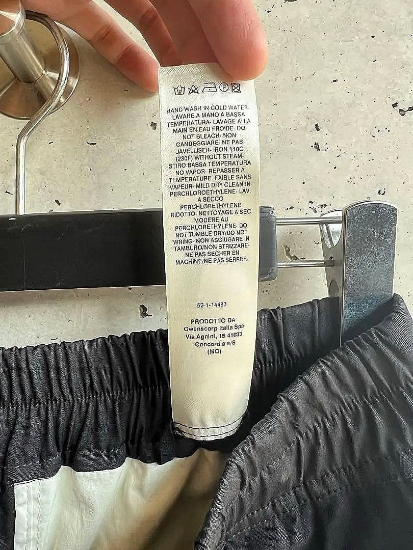 Rick Owens 20SS クロップドドローストリングパンツ ブラック