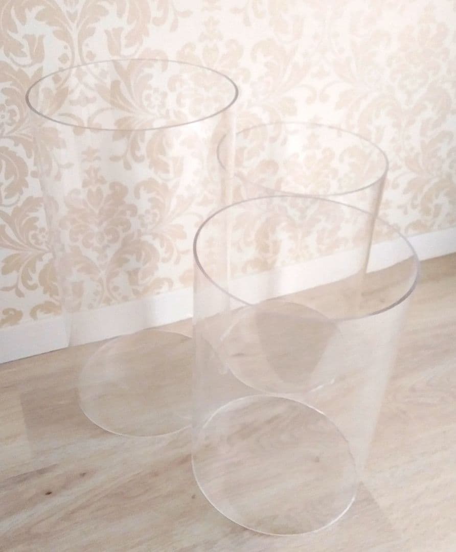 まとめ売り　直径20cm 高３０cm②　高４０cm①　アクリルパイプ　展示用品