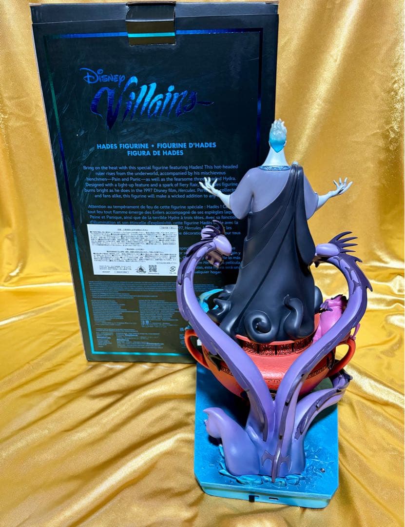 ディズニーストア　ハデス　ヴィランズ　ヘラクレス　ライティング　フィギュア　置物