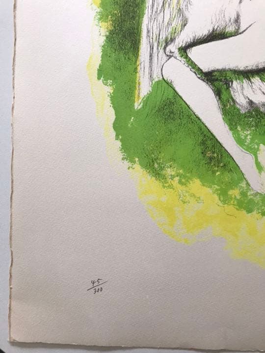 ★J5★古沢岩美「レダ」リトグラフ　限定品