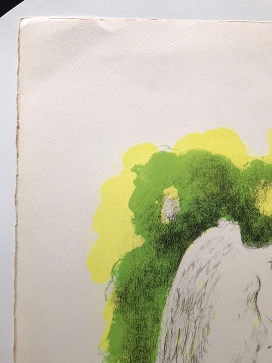 ★J5★古沢岩美「レダ」リトグラフ　限定品