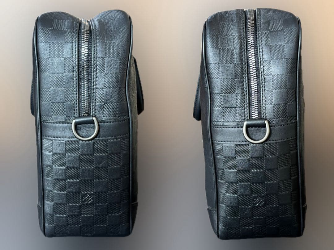 【極美品】ルイヴィトン ダミエ アンフィニ GM N41147 黒