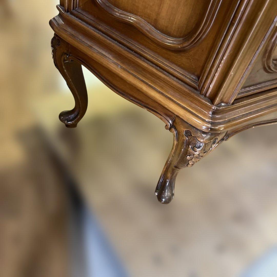 【象嵌】キャビネット◆ヴィンテージ◇程度良好◆鍵付き◇