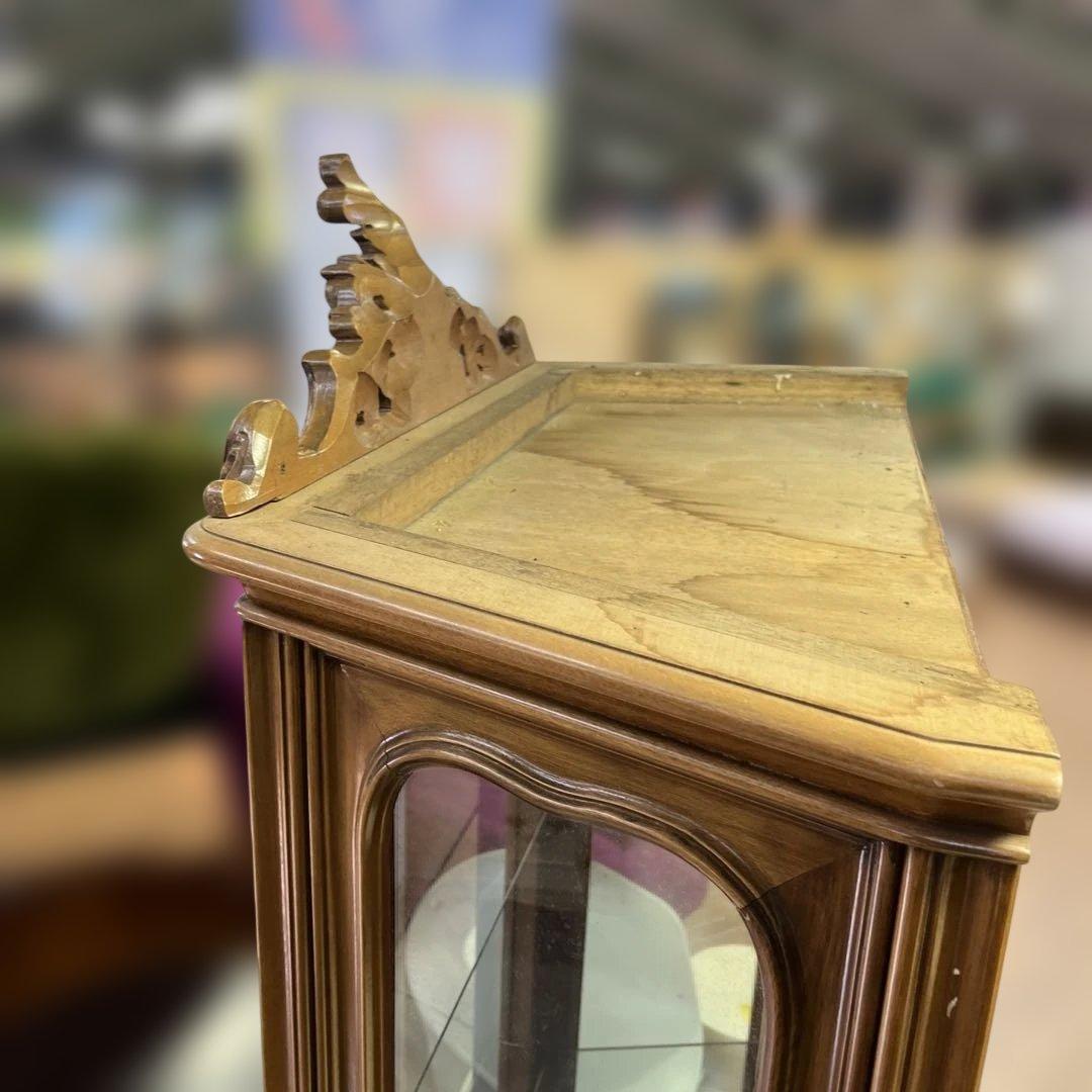 【象嵌】キャビネット◆ヴィンテージ◇程度良好◆鍵付き◇