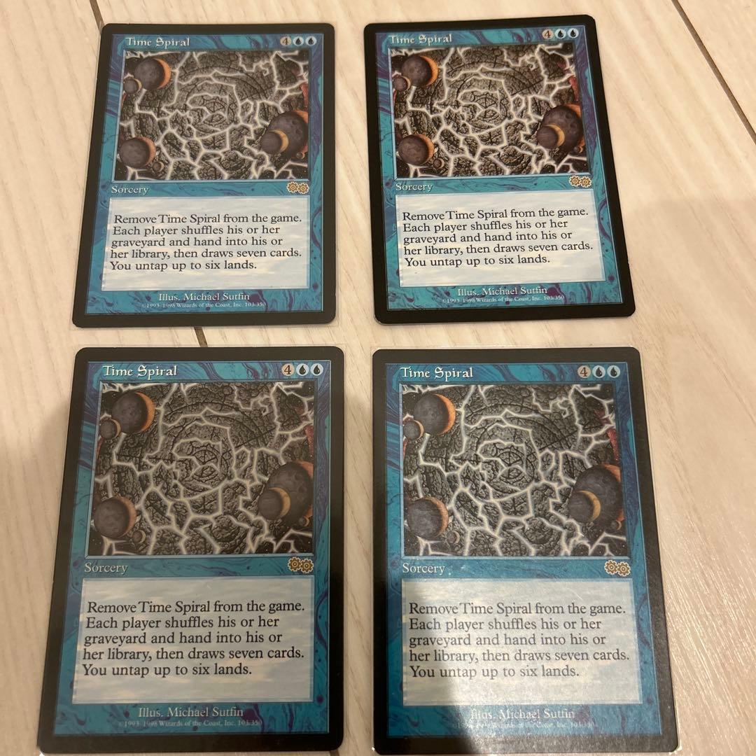 時のらせん/Time Spiral 英語4枚セット ウルザス・サーガ USG