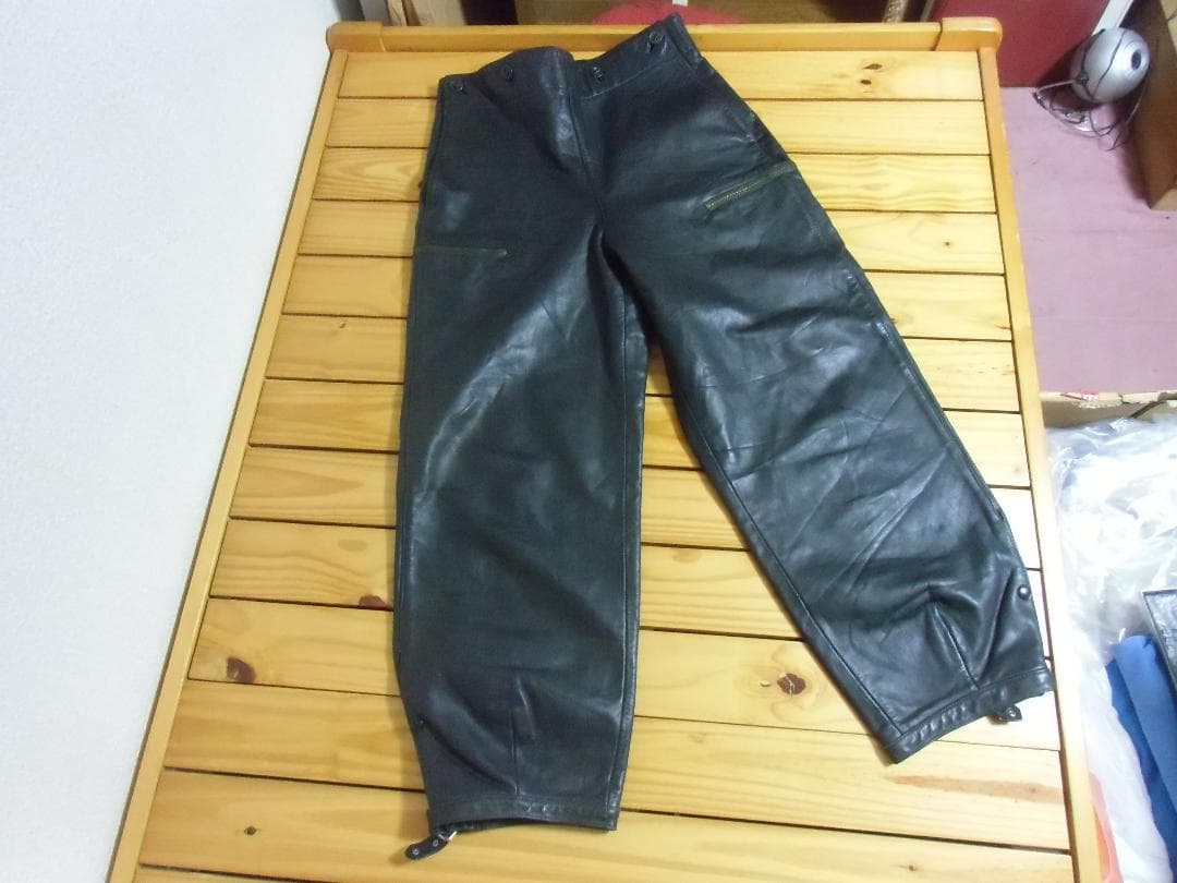 ＢＧＳドイツ連邦国境警備隊＊パンツァー/戦車/機甲科用レザー製バタフライパンツ