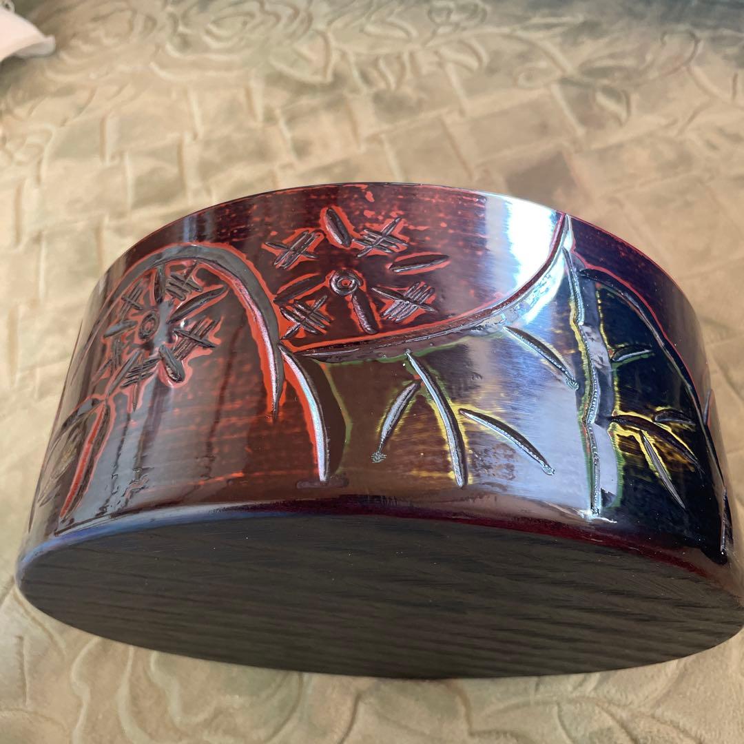 赤黒漆器 円形 椀