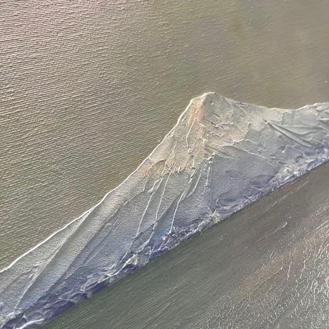 富士山　富士山の絵画 mt.fuji 風景画 ホログラム パール アート 絵