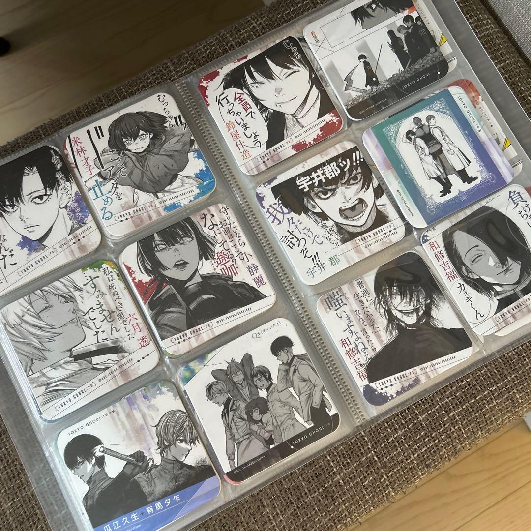 東京喰種 :reトーキョーグール アートコースター 全45種 24種 コンプ 他