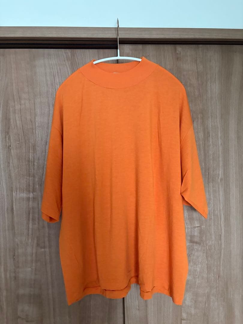 AURALEE wool jersey moch-neck tee 3 ウールT