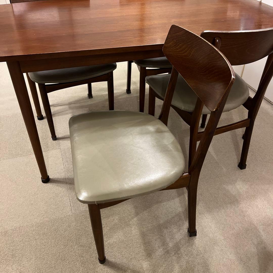 引取り限定Karf Streamダイニングテーブル チェア5点セット