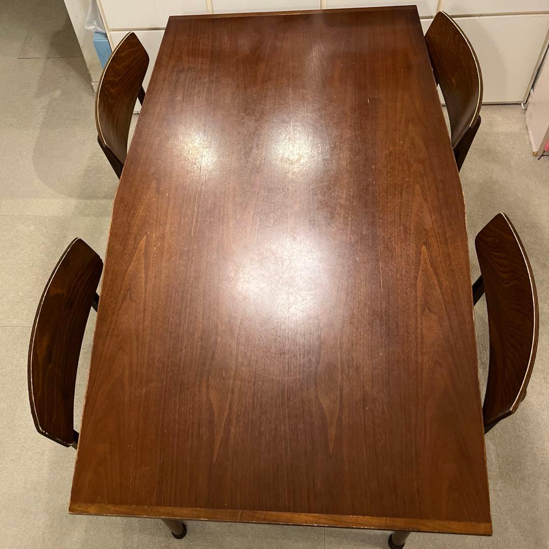 引取り限定Karf Streamダイニングテーブル チェア5点セット