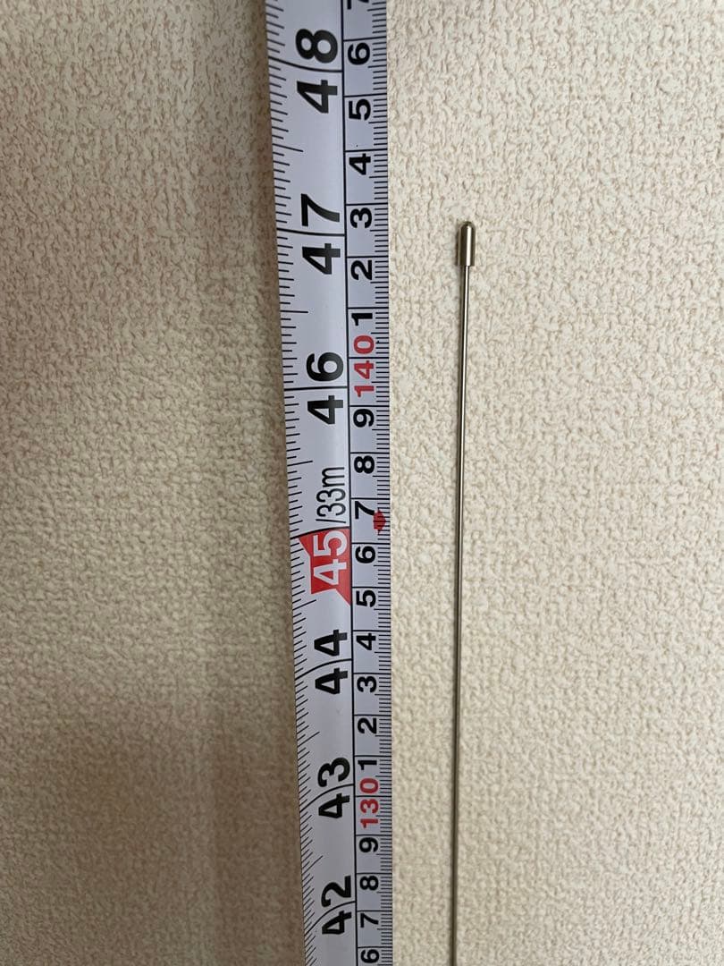 オーダー ハンドメイド21MHzアンテナ 銅製 ほぼ新品 モービルアンテナ