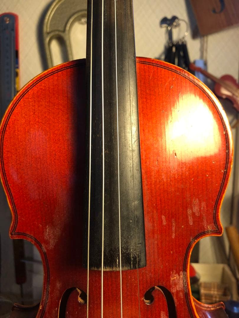 【駒&魂柱調整済】Suzuki分数バイオリンNo220 1/4 1971