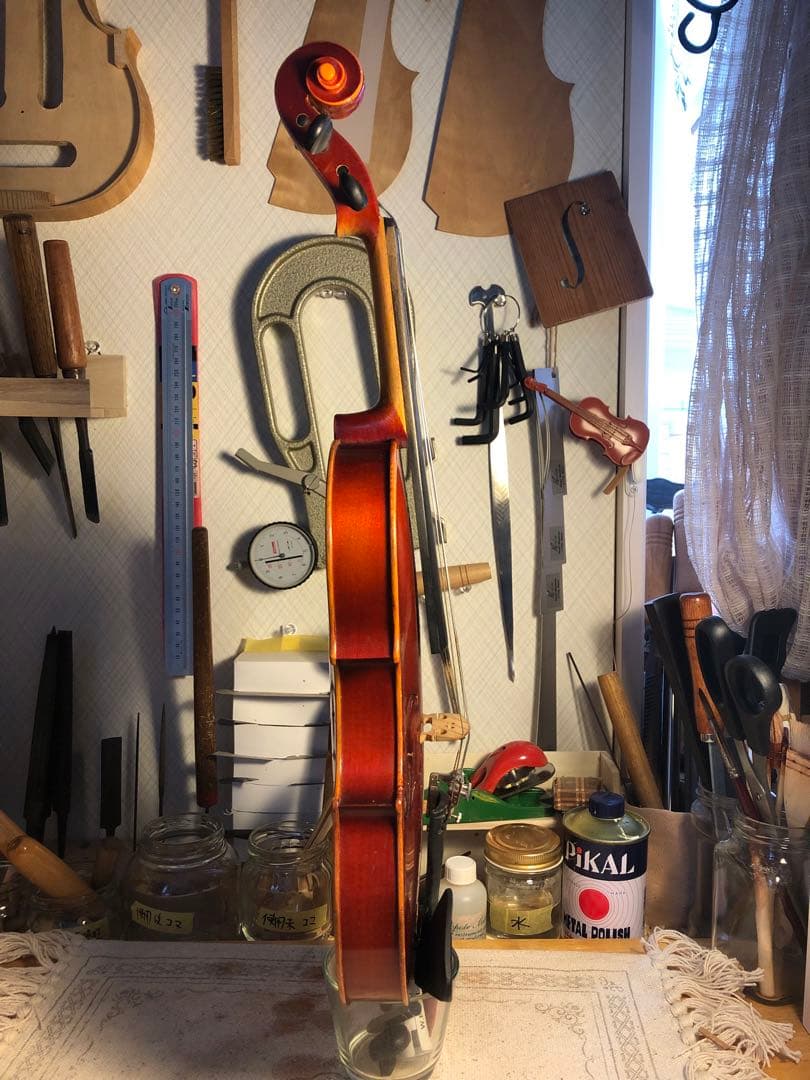 【駒&魂柱調整済】Suzuki分数バイオリンNo220 1/4 1971