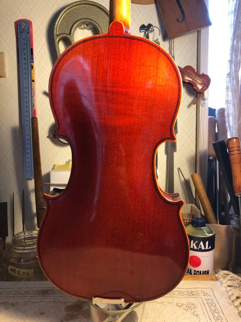 【駒&魂柱調整済】Suzuki分数バイオリンNo220 1/4 1971