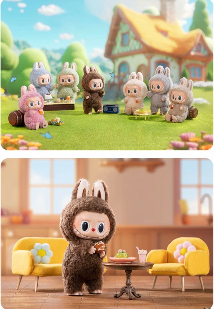 THE MONSTERS Exciting Macaron ぬいぐるみ　ラブブ