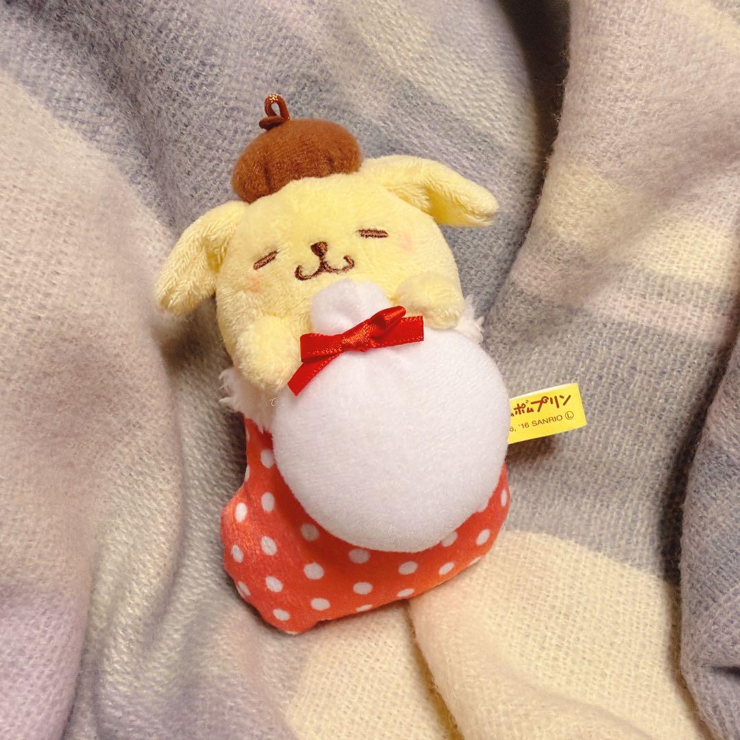 ポムポムプリンカフェ　マスコット　靴下