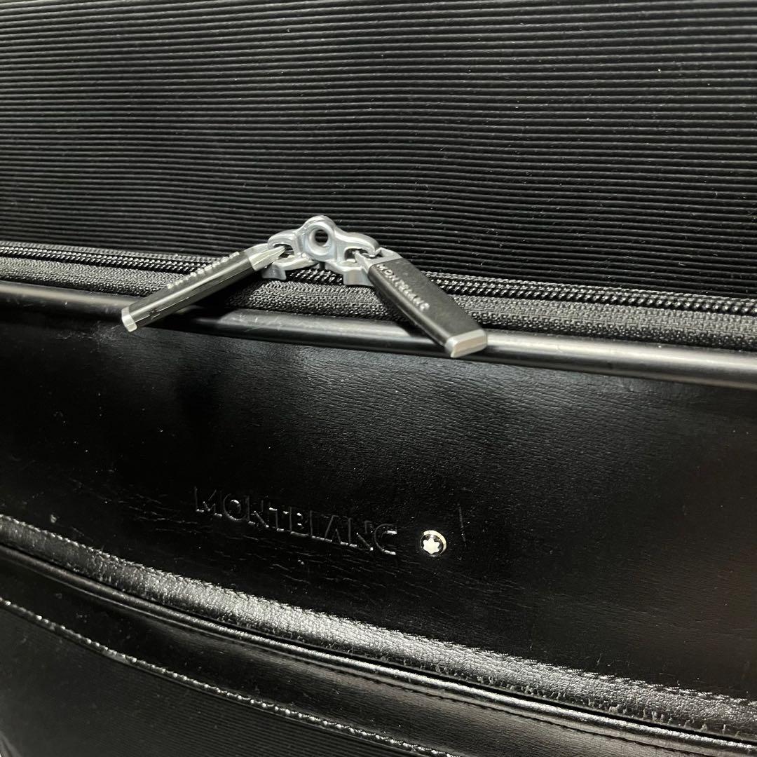 MONTBLANC モンブラン スーツケース キャリーケース 2輪 ブラック 黒