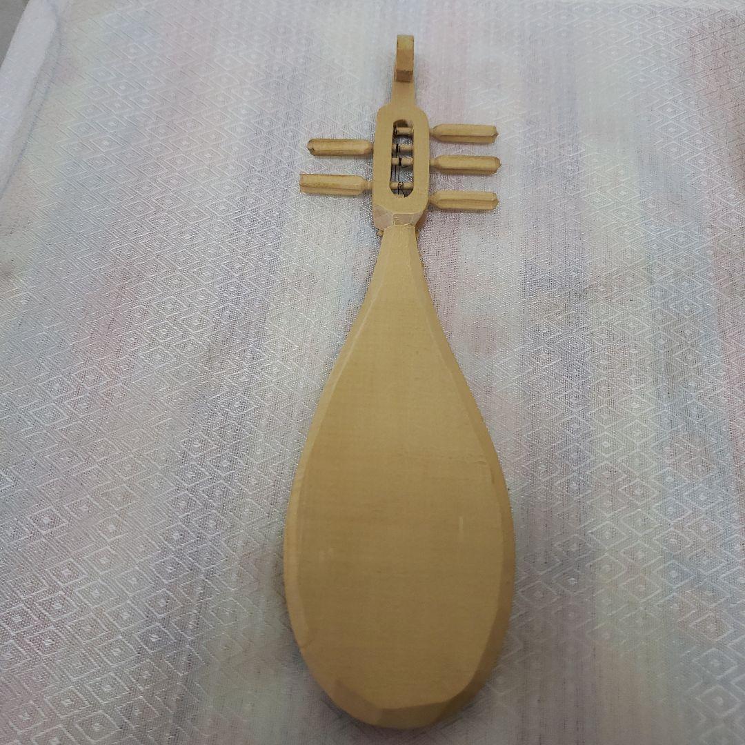 Ｂフライデー蔵出し特価美しい仏像です◆金運ヒバ材 弁財天◆秘部バチ付き２８cm