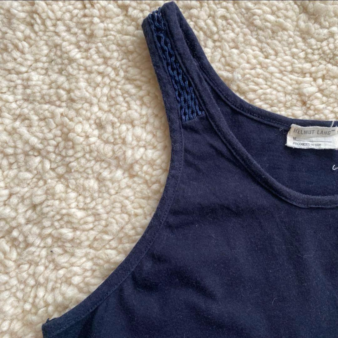 ヘルムートラング　肩メッシュタンクトップ　本人期96SS