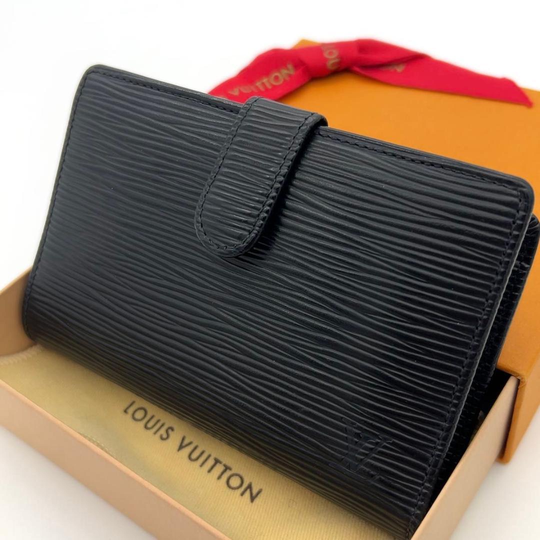 makoto 様★極美品★ルイヴィトン エピ 二つ折り財布 ヴィエノワ がま口