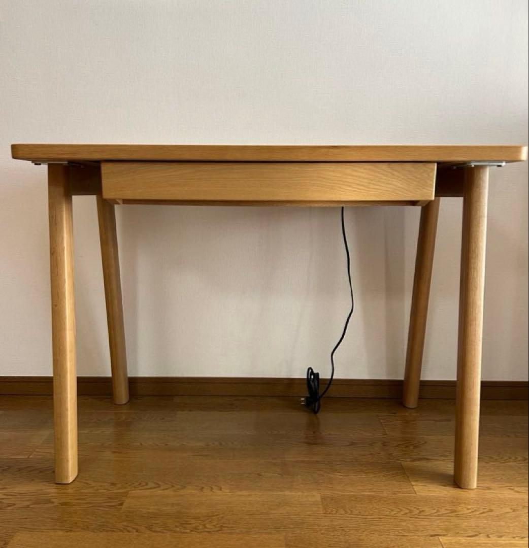 美品 浜本工芸 学習机 ナチュラルオーク パソコンデスク 引出し付き