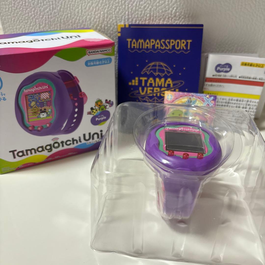 【12/7まで限定】初回購入特典付き　Tamagotchi Uni パープル