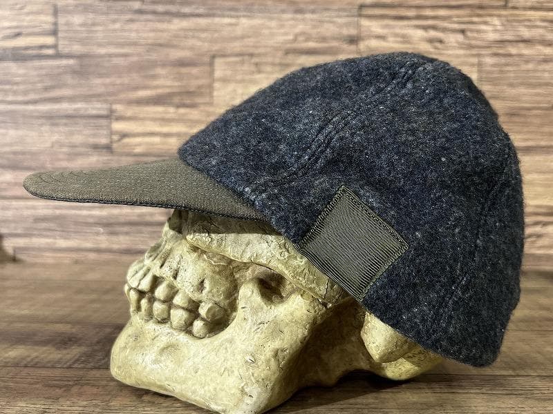 美品 キャピタル 米軍 A-3 アーミー ミリタリー キャップ ネイビーグレー