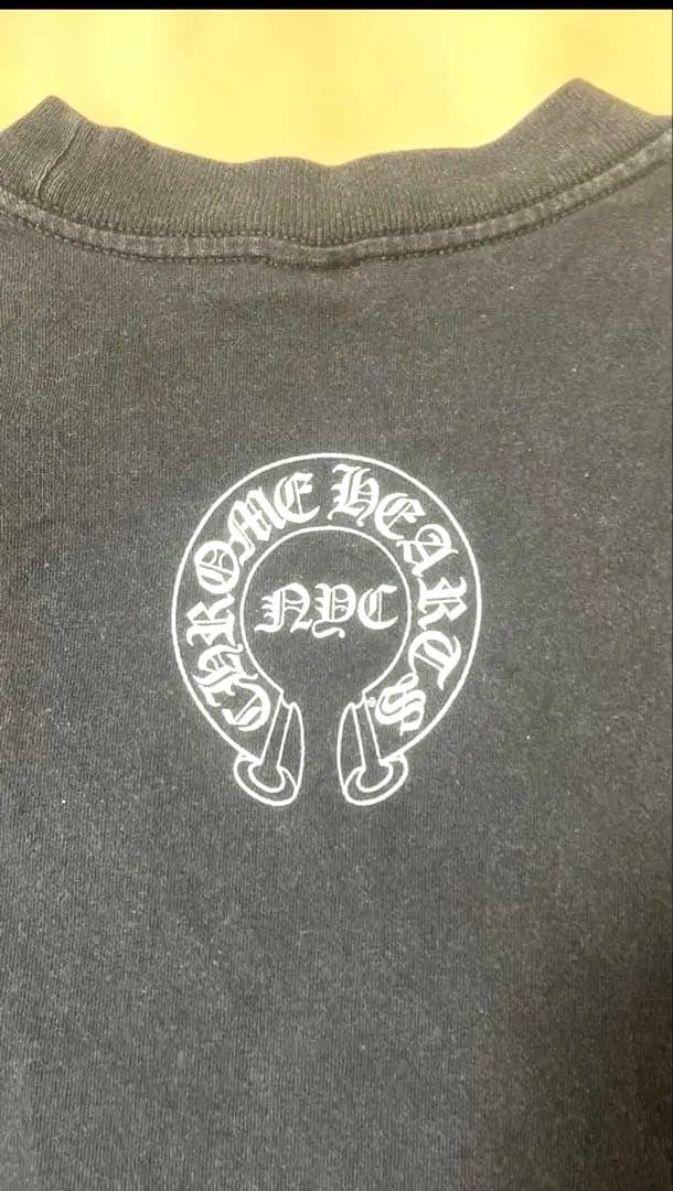 CHROME HEARTS ポケットTシャツ S ブラック 美品 正規品