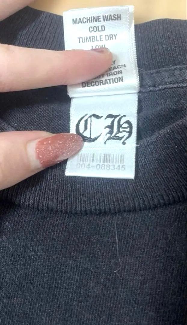 CHROME HEARTS ポケットTシャツ S ブラック 美品 正規品