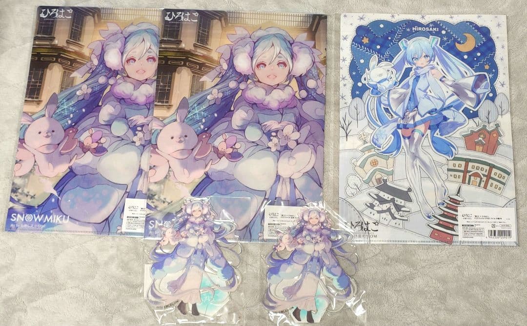  MIKU 初音ミク ひろはこ アクスタ クリアファイル